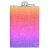 Sparkly Palm Trees Heupfles (Achterkant)