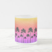 Sparkly Palm Trees Matglas Koffiemok (Center)