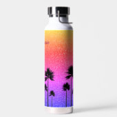 Sparkly Palm Trees Personalized Waterfles (Links)