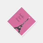 Sparkly Parisian Sweet Sixteen Napkin Servetten (Hoek)