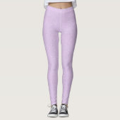 Sparkly Pastel Lila Leggings (Voorkant)