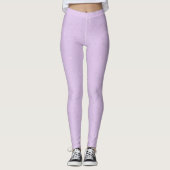 Sparkly Pastel Lila Leggings (Voorkant)