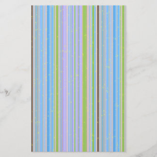 Sparkly Pastel Stripes briefpapier