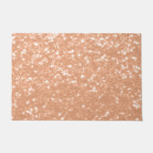 Sparkly peach faux sparkles kleur van het jaar 202 deurmat (Voorkant)