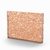Sparkly peach faux sparkles kleur van het jaar 202 fotoblokken (Rechts)