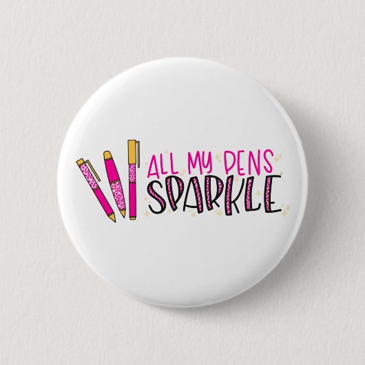 Sparkly Pens WCP BUTTON (Voorkant)
