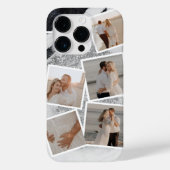 Sparkly Photo Collage Iphone 14 Hoesje (Achterkant)