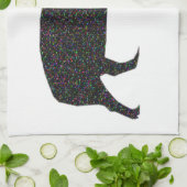 Sparkly Pig Kitchen Towel Theedoek (Gevouwen)
