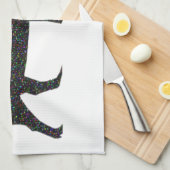 Sparkly Pig Kitchen Towel Theedoek (Quarter Fold)