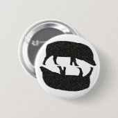 Sparkly Pigs Button (Voorkant /achterkant)