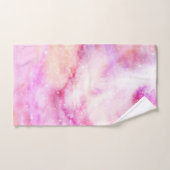 Sparkly Pink Achtergrond Bad Handdoek (Handdoek)