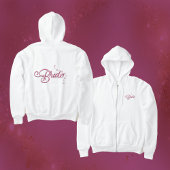 Sparkly Pink Bride Hoodie