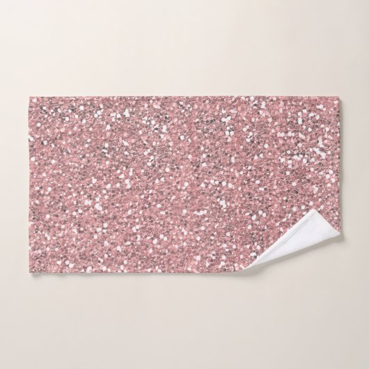 Sparkly Pink Glitter Bad Handdoek (Handdoek)