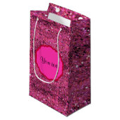 Sparkly Pink Glitter Klein Cadeauzakje