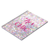 Sparkly Pink ZEER CHIC Notitieboek (Linkerzijde)
