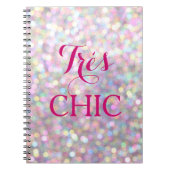 Sparkly Pink ZEER CHIC Notitieboek (Voorkant)