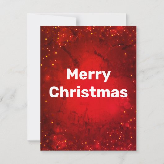 Sparkly, Prachtig, Schitterend, Red Holiday Card Feestdagenkaart (Voorkant)