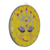 Sparkly Princess Emoticon Dartbord (Voorkant Links)