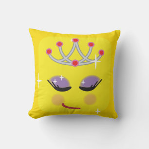 Sparkly Princess Emoticon Kussen