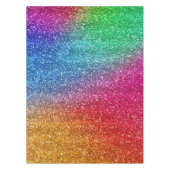 Sparkly Rainbow Gradient Glitter Tafelkleed (Voorkant)