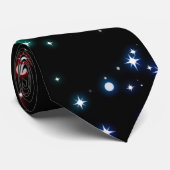 Sparkly Rainbow Star-Stropdas Stropdas (Opgerold)