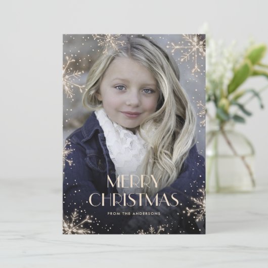 Sparkly Red Buffalo Pset Kaarten voor kerstmis (Staand voorkant)