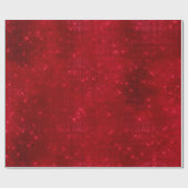 Sparkly Red Folie Cadeaupapier (Vlak)