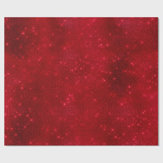 Sparkly Red Folie Cadeaupapier (Vlak)