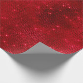Sparkly Red Folie Cadeaupapier (Hoek)