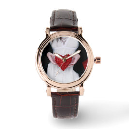 Sparkly Red Love Heart (Valentijnsdag) Horloge