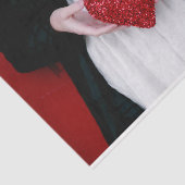 Sparkly Red Love Heart (Valentijnsdag) Tissuepapier (Detail)