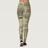 Sparkly Roos Gold Circles Roze Luxe Sparkle Leggings (Achterkant)