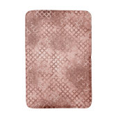 Sparkly Roos Gold Circles Roze Luxury Sparkle Girl Badmat (Voorkant Verticaal)