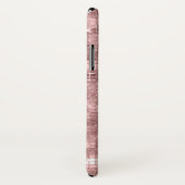 Sparkly Roos Gold Pink Luxury Sparkle Case-Mate iPhone Case (Achterkant / rechts)