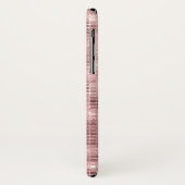 Sparkly Roos Gold Pink Luxury Sparkle Case-Mate iPhone Case (Achterkant/links)