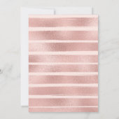 Sparkly Roos Gouden Eenhoorn / Girly Magische Verj Kaart (Achterkant)