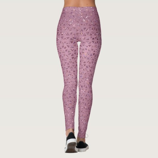 Sparkly Roos gouden Leggings (Achterkant)