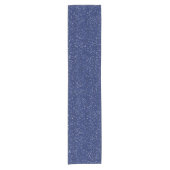 Sparkly Royal Blue en Silver Glitter Korte Tafelloper (Voorkant)
