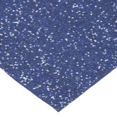 Sparkly Royal Blue en Silver Glitter Korte Tafelloper (Hoek)