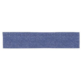 Sparkly Royal Blue en Silver Glitter Korte Tafelloper (Horizontaal)
