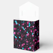 Sparkly roze blauwe mozaïekglitter sparkles Sweet  Bedankdoosjes (Geopend)