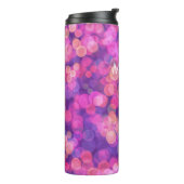  Sparkly Roze Drijvende Kleur Thermosbeker (Gedraaid links)