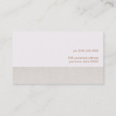 Sparkly Schattig Roze Sequins Visitekaartje (Achterkant)