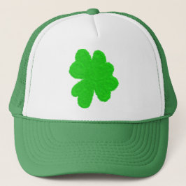 Sparkly shamrock geluksklaver St. Patrick's Day Trucker Pet