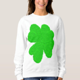 Sparkly shamrock geluksklaver St. Patrick's Day Trui