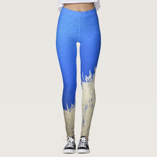 Sparkly Shavuot שבועות graanveld Leggings (Voorkant)