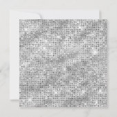 Sparkly Silver Diamond Studded Folie 21st Birthday Kaart (Achterkant)