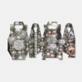 Sparkly Silver en Roze strengen kralen Bedankdoosjes (Uitgevouwen)