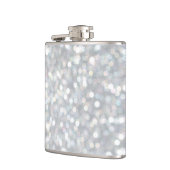 Sparkly Silver Flask Heupfles (Links)