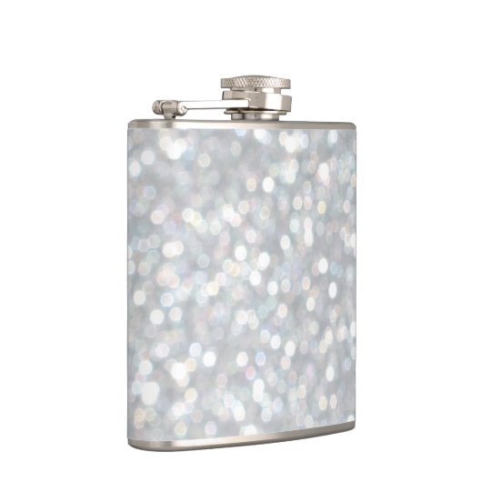 Sparkly Silver Flask Heupfles (Rechts)